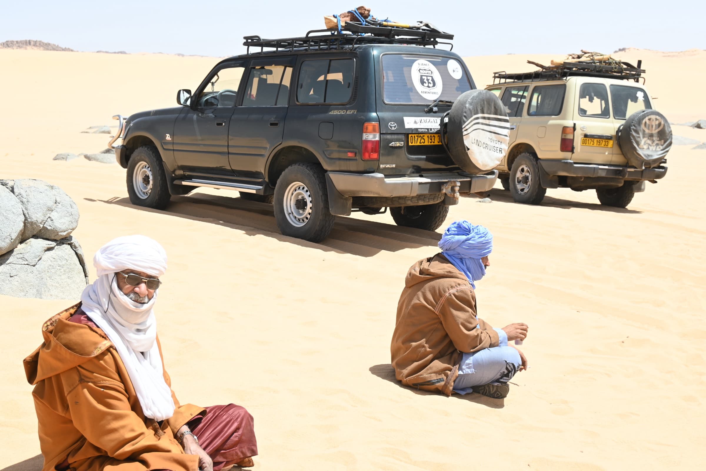 Mohamed et Ibrahim, guides Touaregs